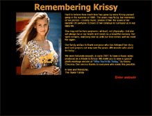 Tablet Screenshot of krissytaylor.com